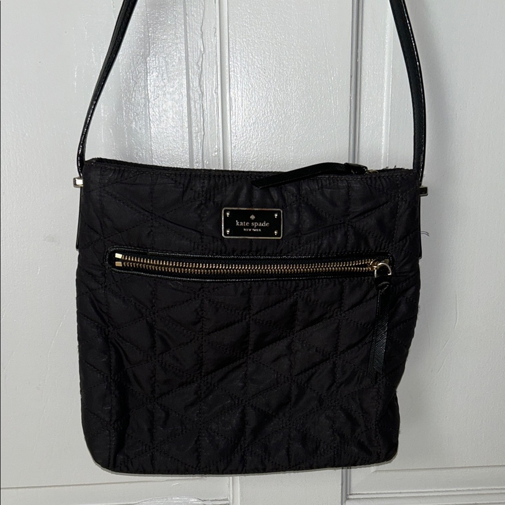 Kate Spade Black Quilted crossbody